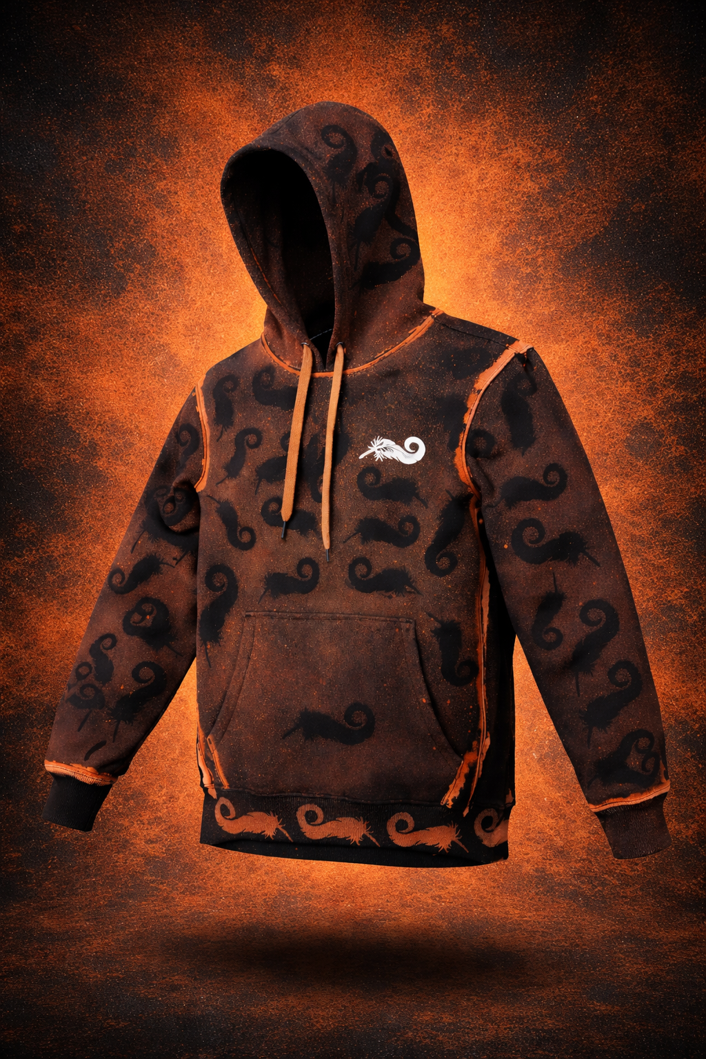 *NEW* Bleached Curly's Feather Heavyweight Hoodie