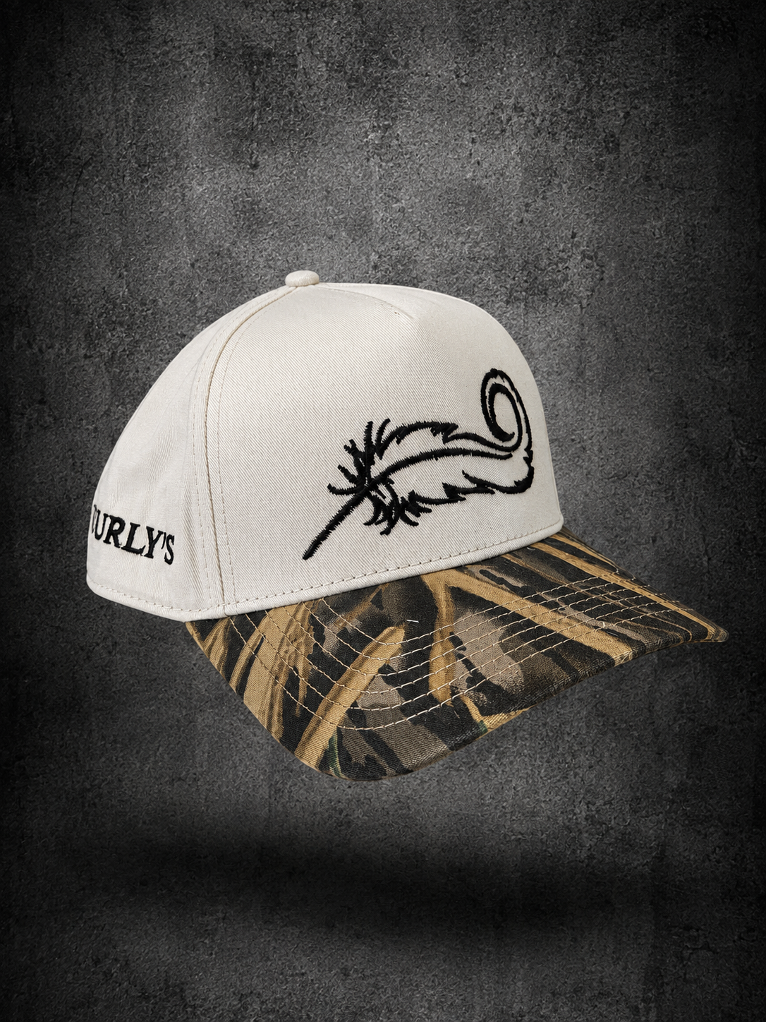 Feather Logo Shadow Grass 2Tone