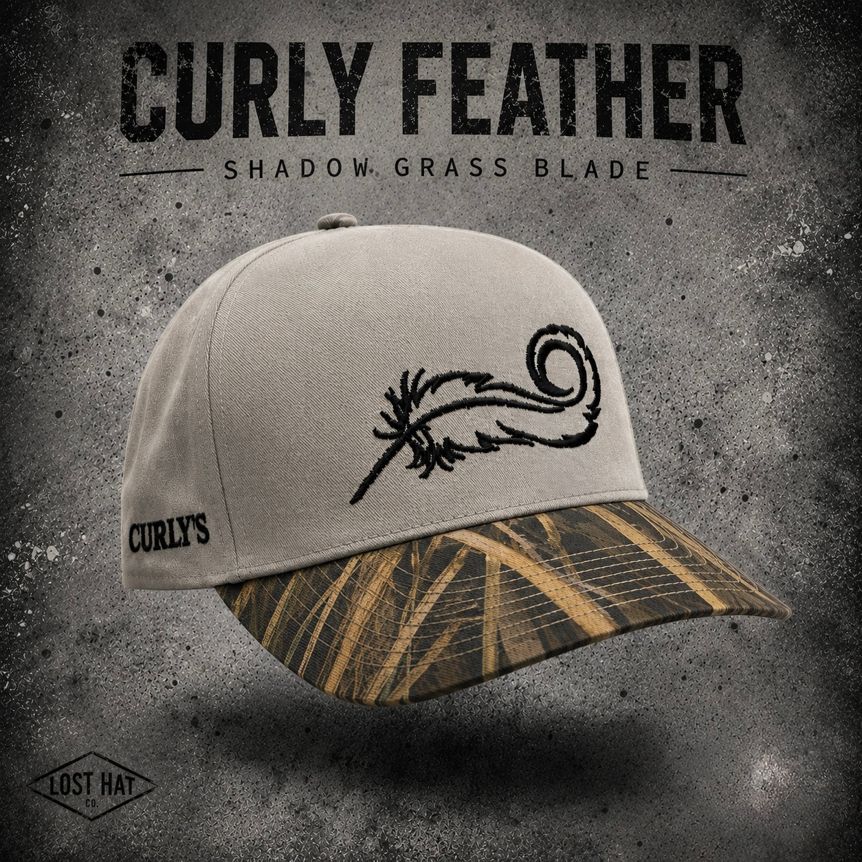 Feather Logo Shadow Grass 2Tone