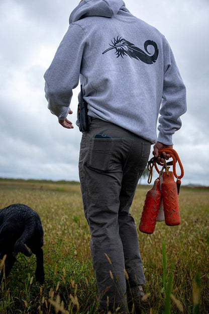 Feathered Heavyweight Hoodie - Gray