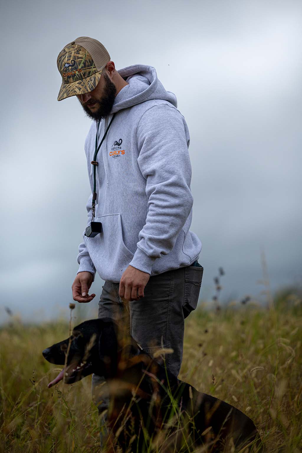 Feathered Heavyweight Hoodie - Gray