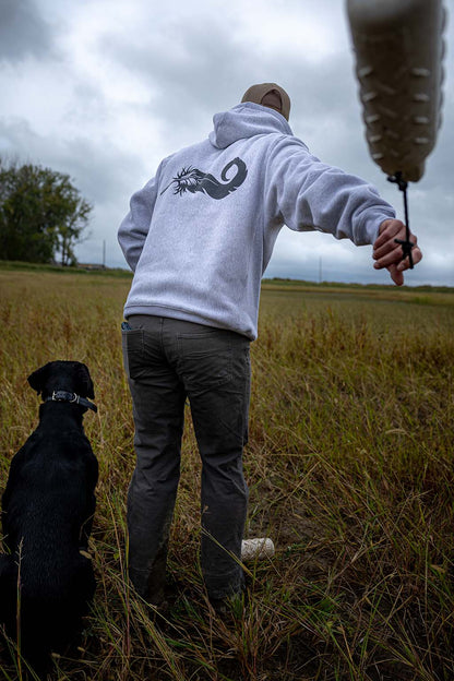 Feathered Heavyweight Hoodie - Gray